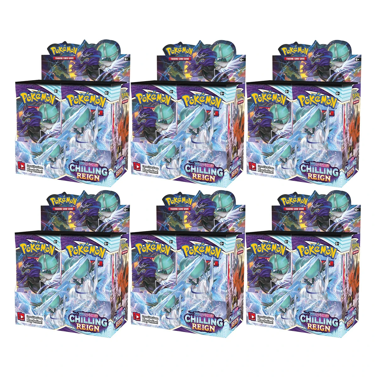 Pokemon Tcg Sword And Shield Chilling Reign Booster Box X 6 In A Case Matrix Collectables 2247