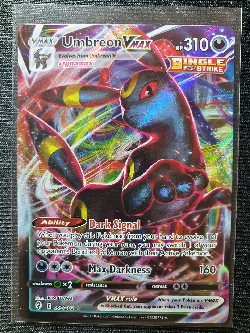 Pokemon - Evolving Skies - Umbreon VMAX FULL ART 095/203