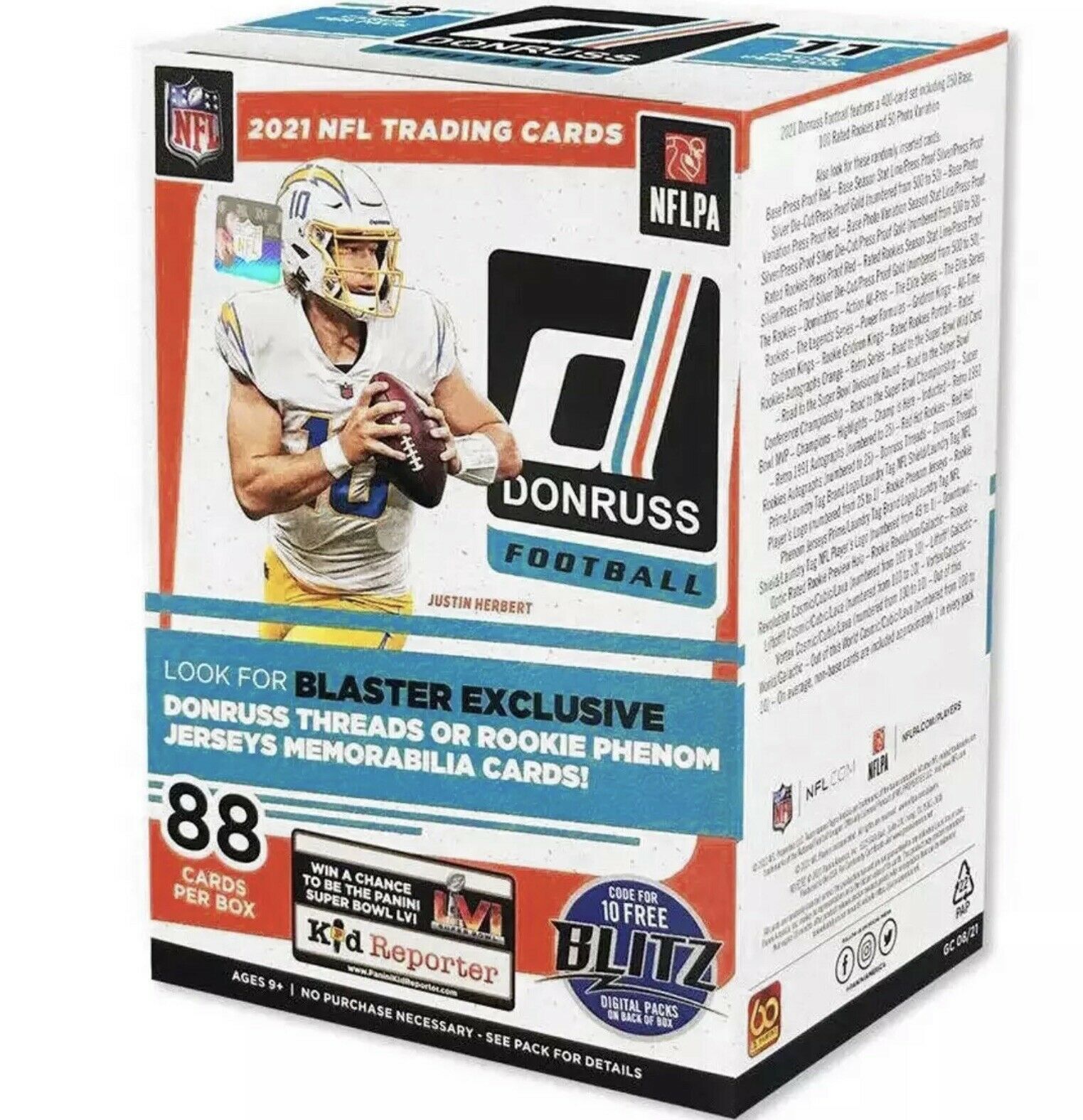 2021 Panini Donruss Football 11-Pack Blaster Box – Matrix Collectables